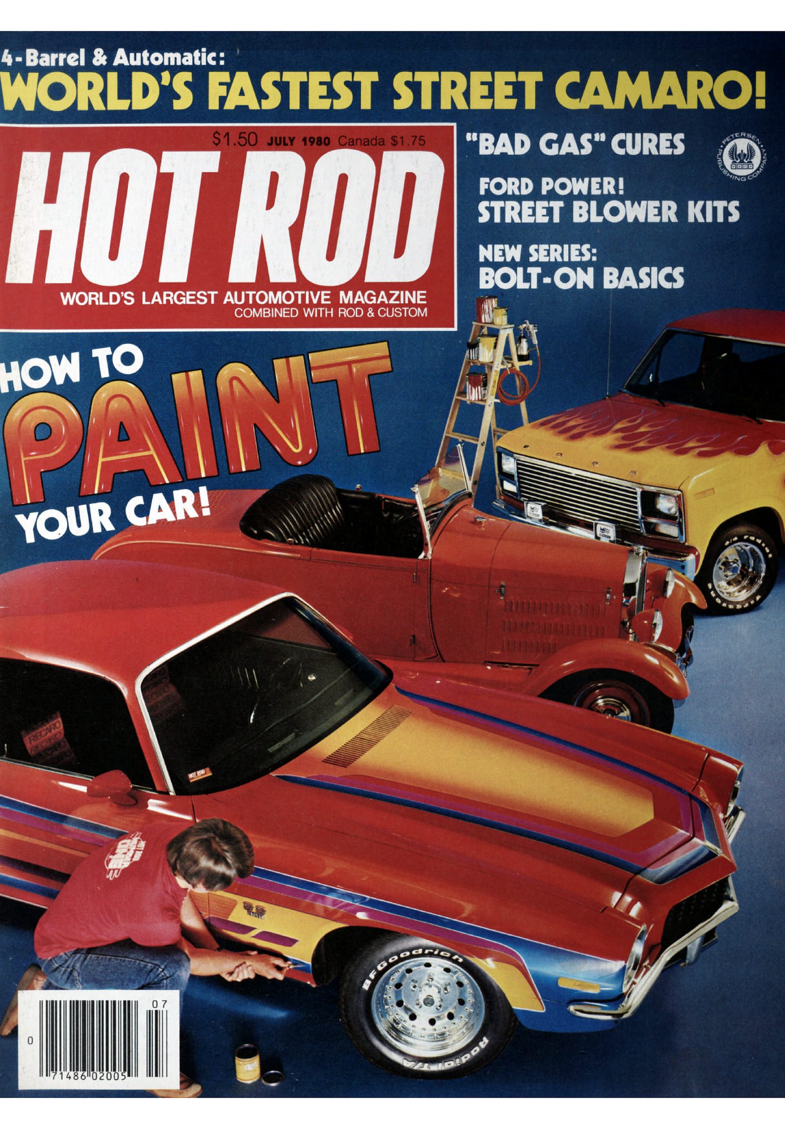 HOT ROD · July 1980 cover