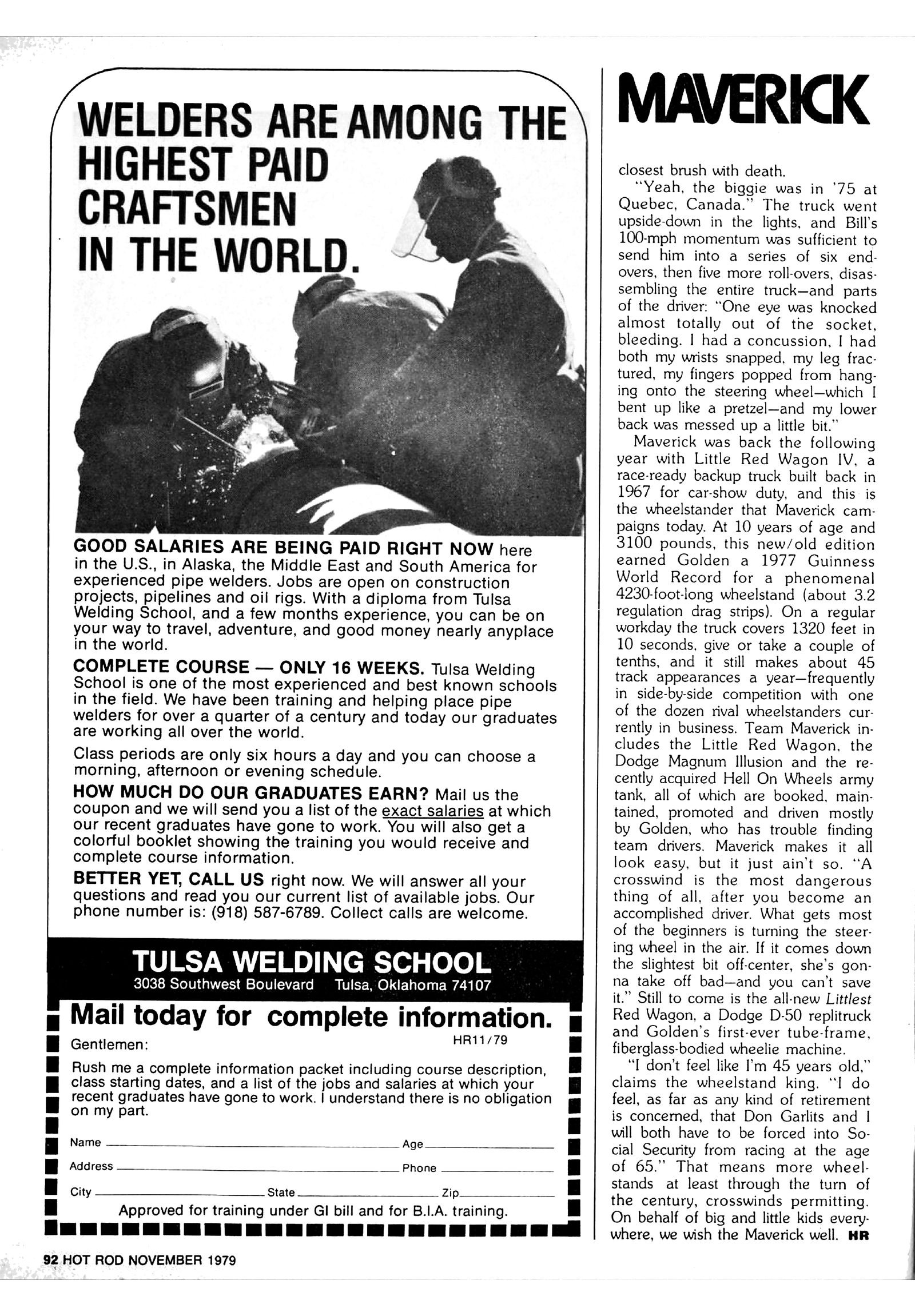 HOT ROD · November 1979 · page 92