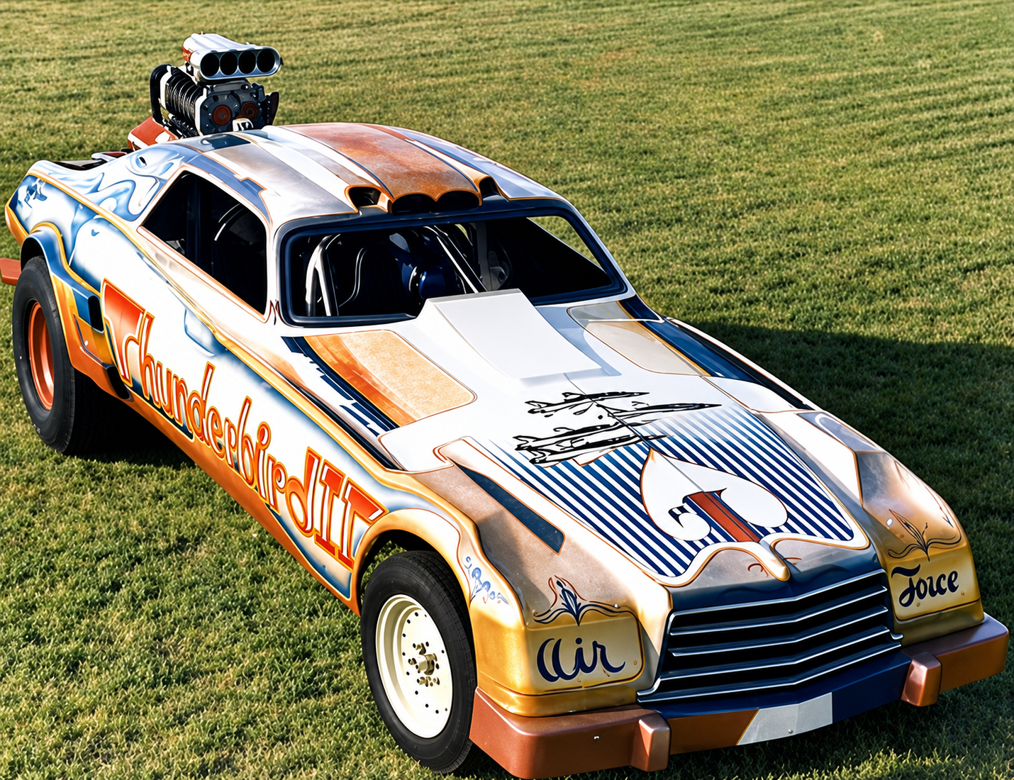 Magnum Illusion in its Thunderbird II paint scheme